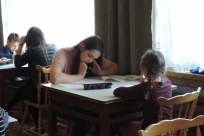Uczniowie podczas testów